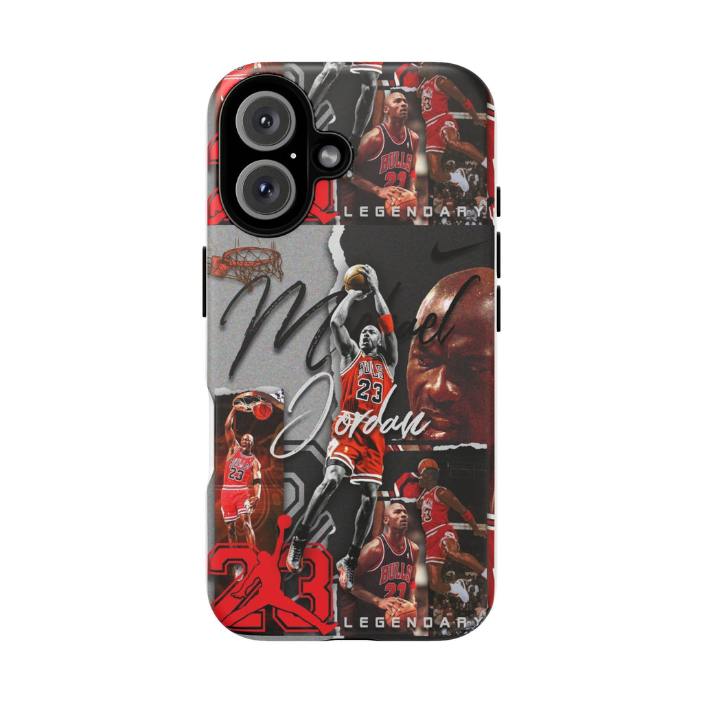 Basketball Phone Case - Michael Jordan Collage, NBA iPhone Case, Sports Fan Gift, Unique Tech Accessory, Basketball Lover Present, Iphone 16