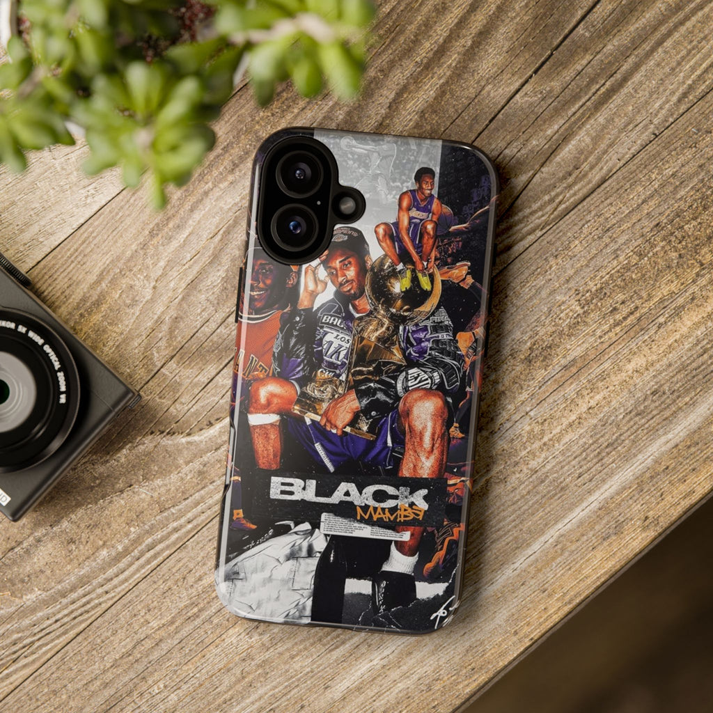 Iphone 16 Kobe Bryant Phone Case - Black Mamba Tribute, Sports Fan Gift, NBA Memorabilia, Basketball Lover's Accessory, Unique Phone Cover